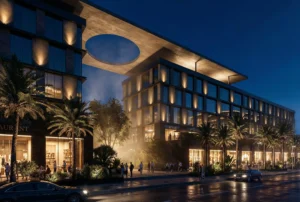 VX 90 mixed-use development with premium offices and retail area